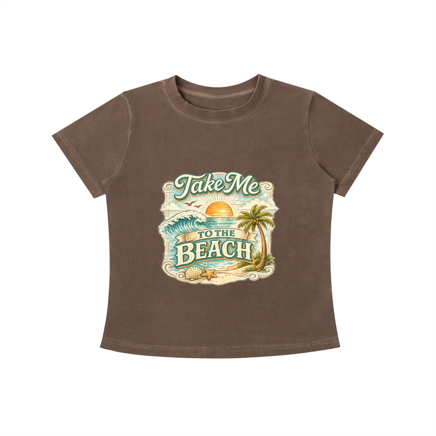 Take Me to the Beach Slim Fit T-shirt