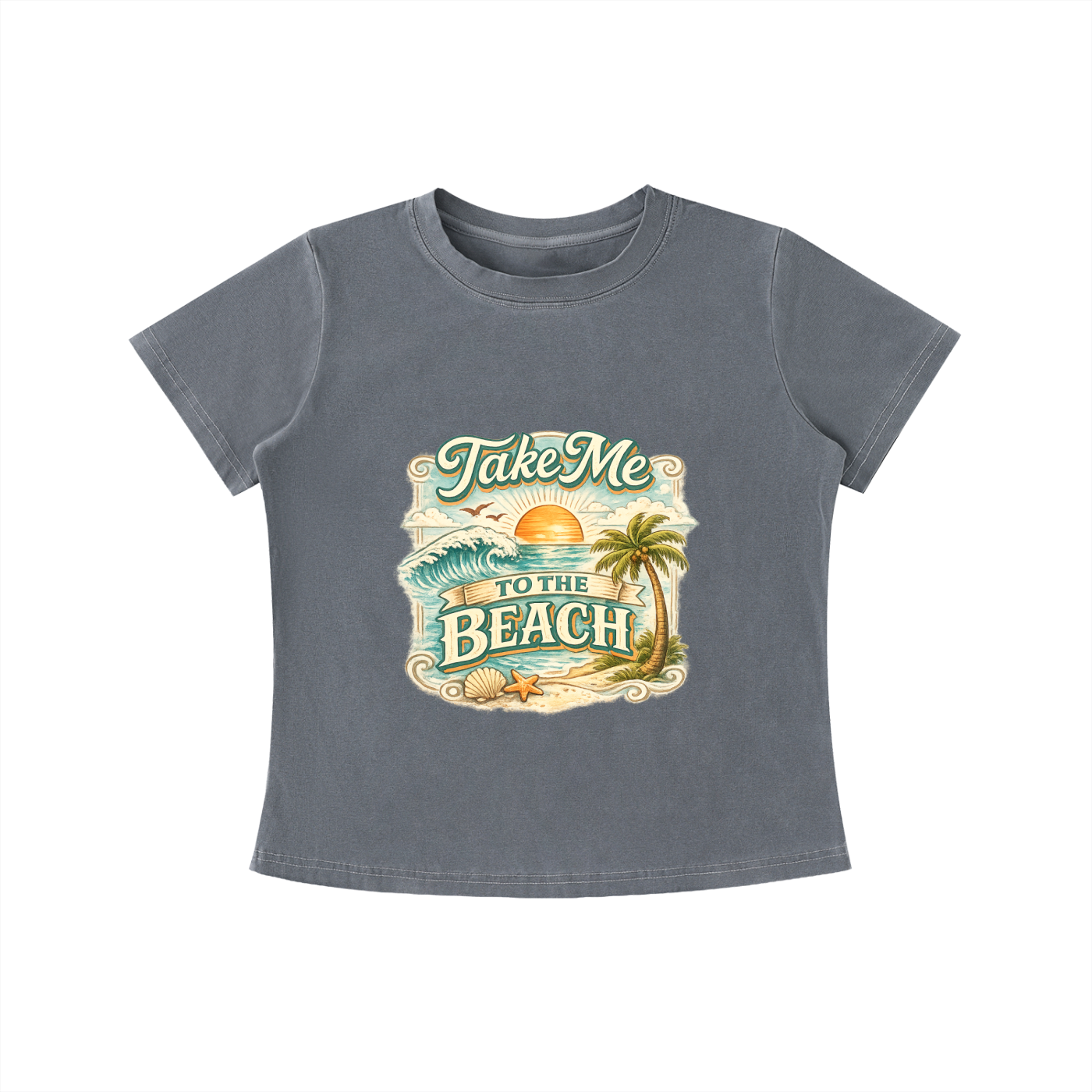 Take Me to the Beach Slim Fit T-shirt