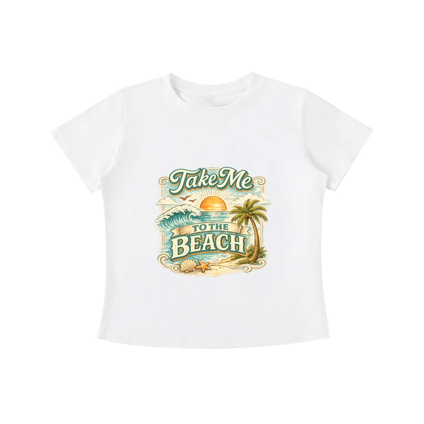 Take Me to the Beach Slim Fit T-shirt