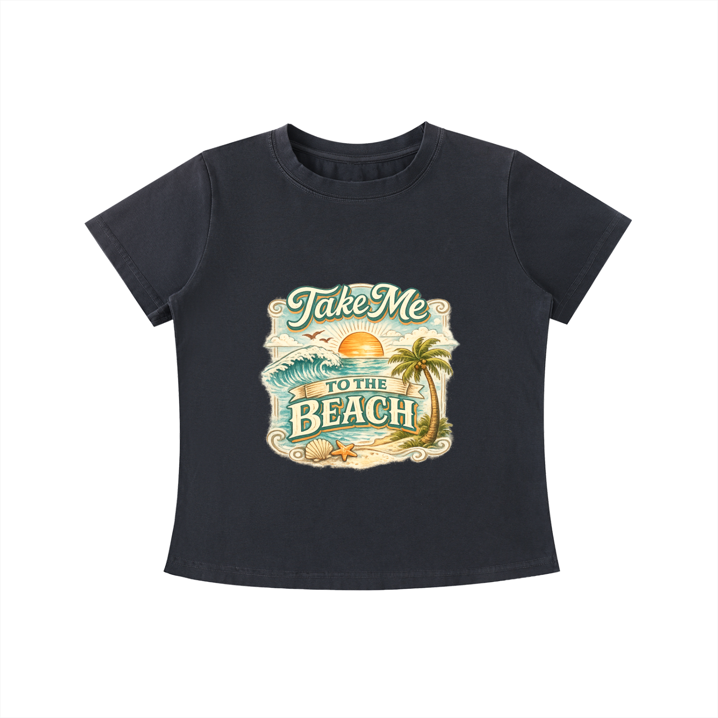 Take Me to the Beach Slim Fit T-shirt