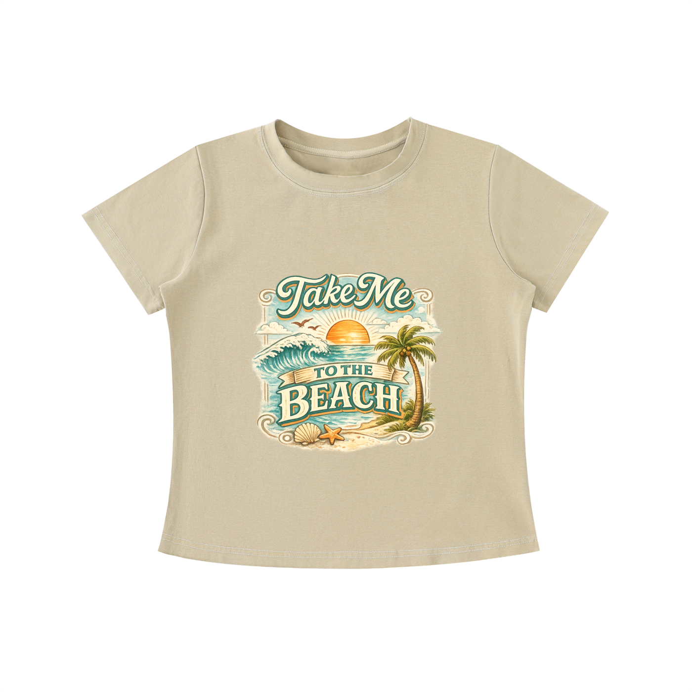 Take Me to the Beach Slim Fit T-shirt
