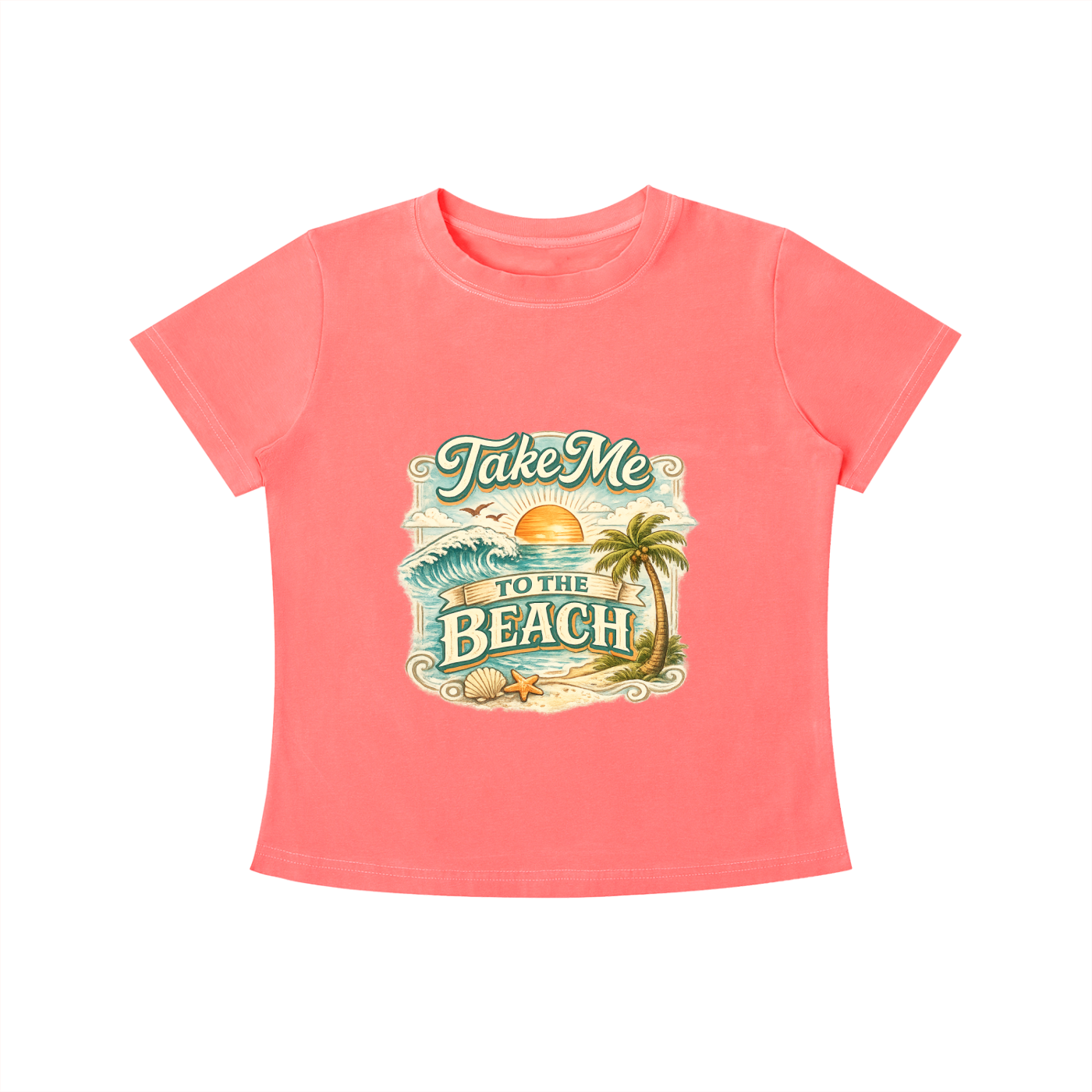 Take Me to the Beach Slim Fit T-shirt