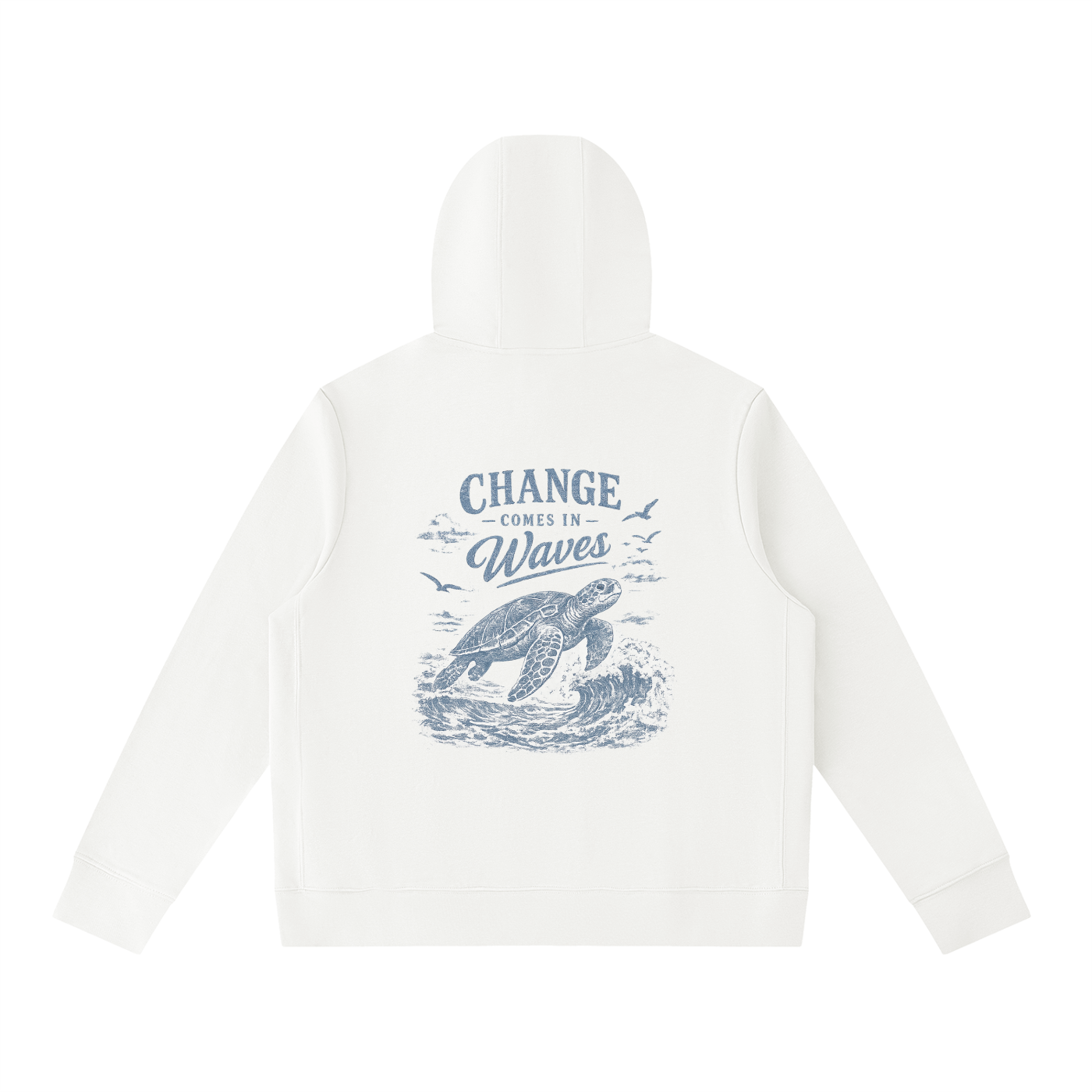 Change Comes In Waves - Sea Turtle Hoodie