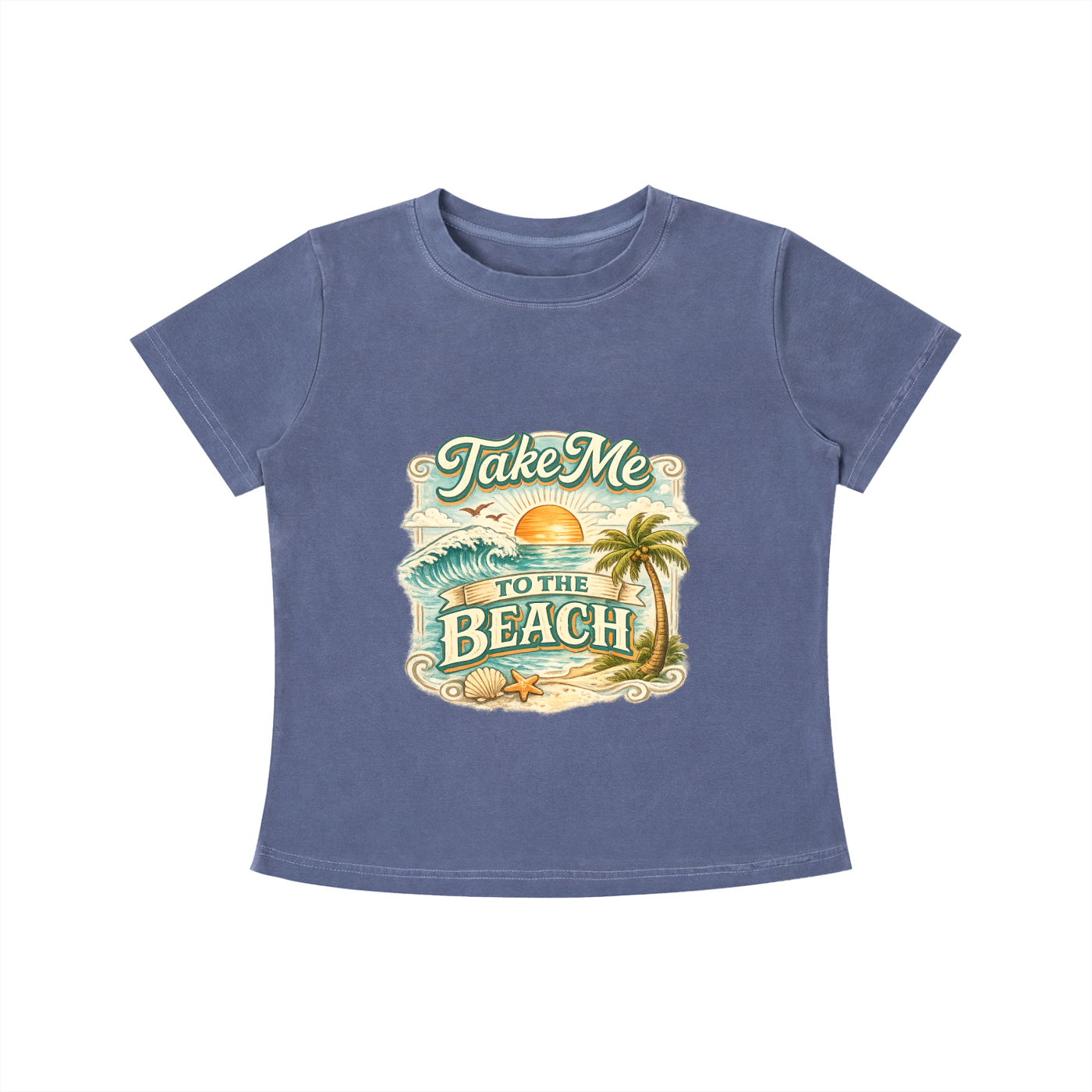 Take Me to the Beach Slim Fit T-shirt