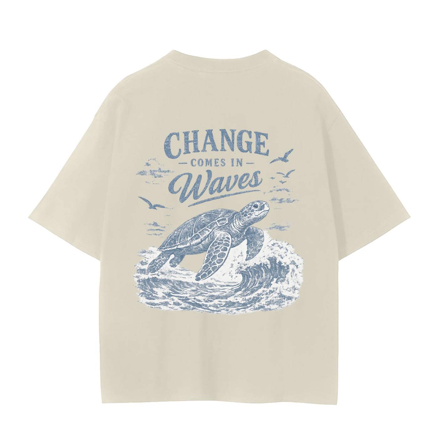 Change Comes In Waves - Sea Turtle T-Shirt