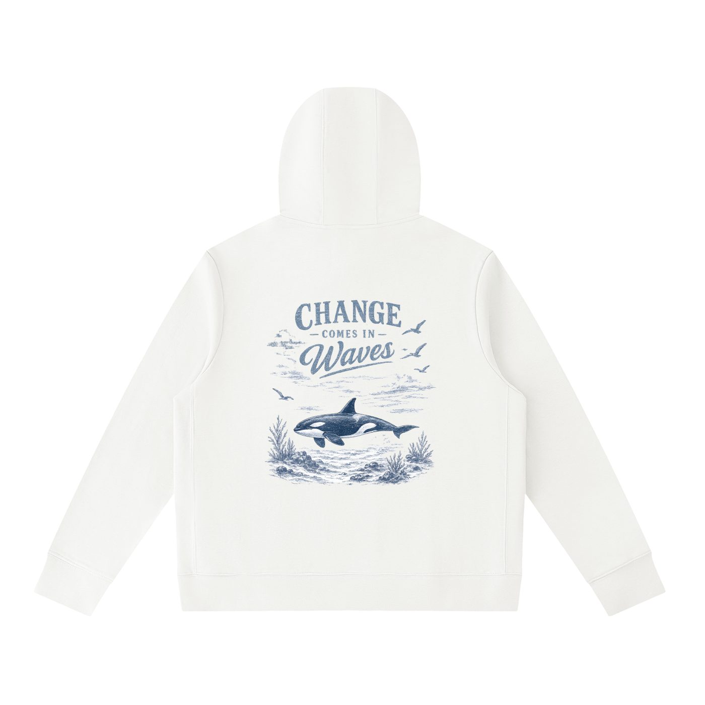 Change Comes In Waves - Orca Hoodie