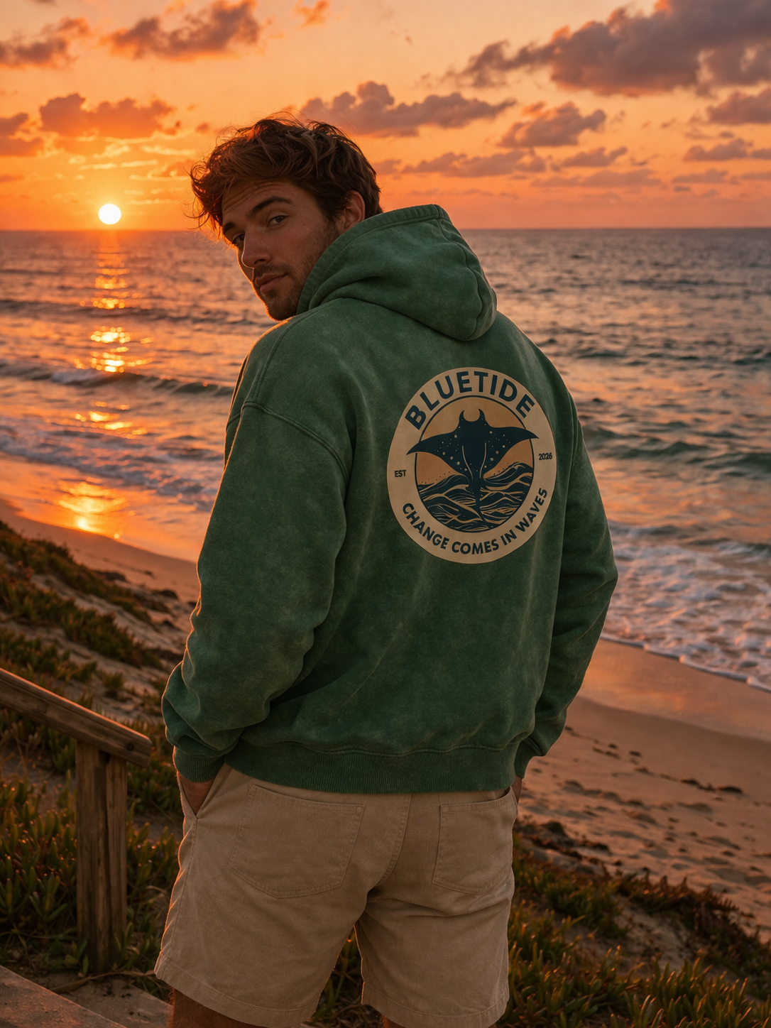 BlueTide Signature Zip Through Hoodie