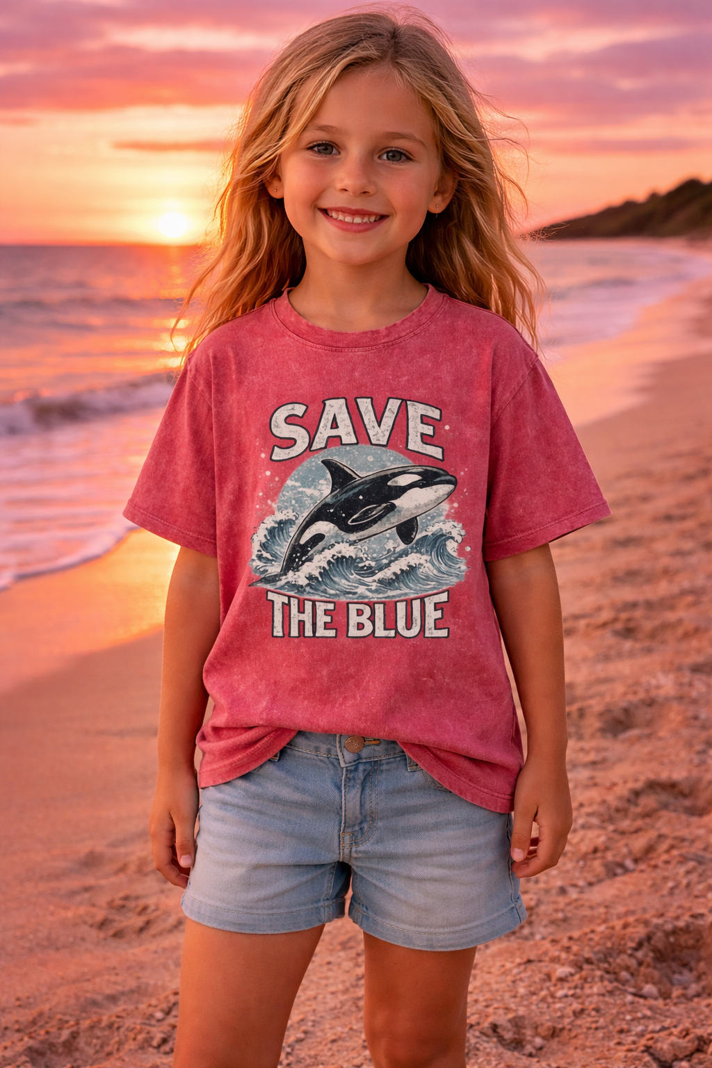 Olivia's Orca "Save the Blue" T-Shirt