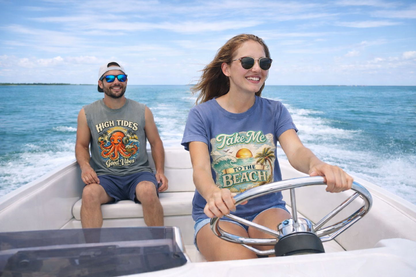 Take Me to the Beach Slim Fit T-shirt